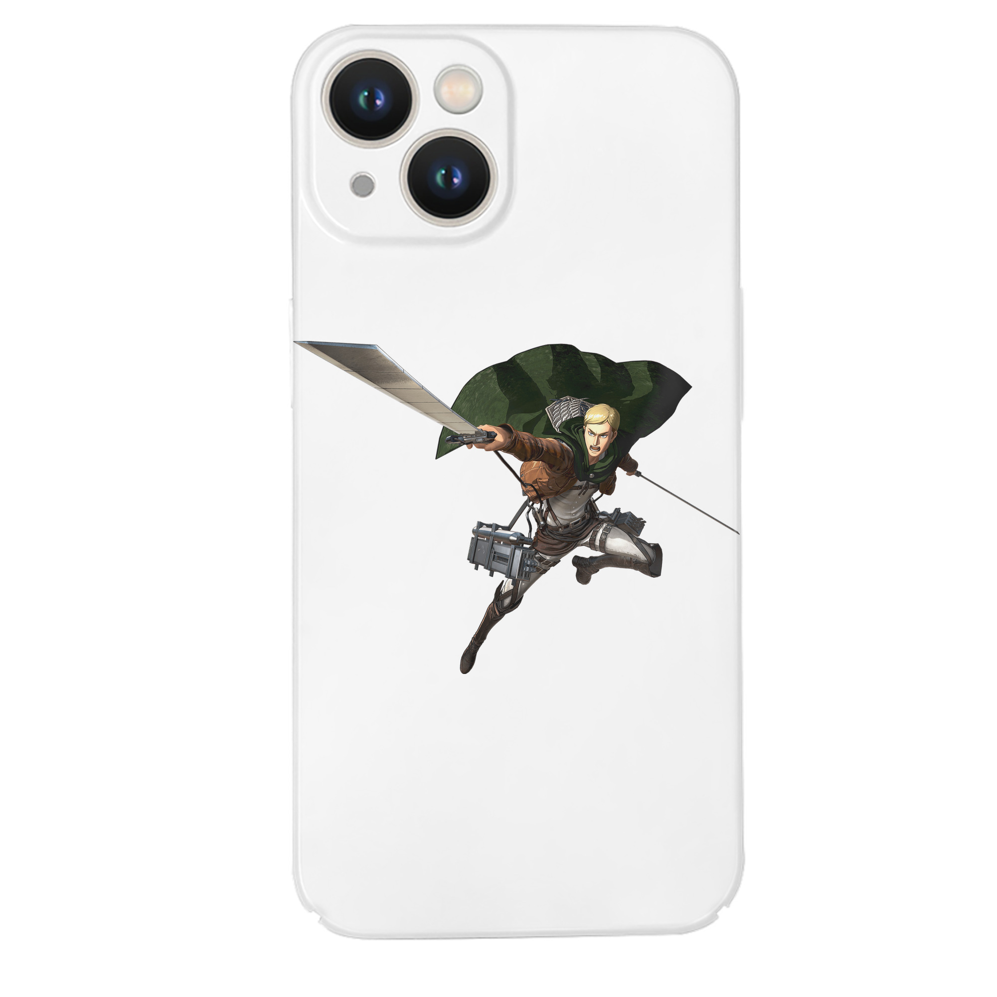 （画像用） 進撃の巨人 エルヴィン・スミス Attack on Titan Erwin Smith 【iPhone 14シリーズ対応】ハードケース